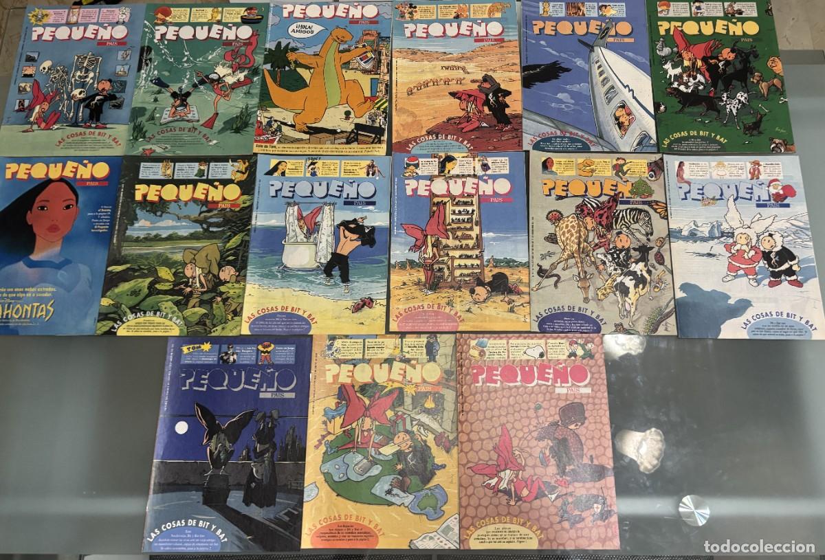 C&oacute;mics: Pack Lote 15 N&uacute;meros PEQUE&Ntilde;O PAIS serie LAS COSAS DE BIT Y BAT a&ntilde;o 1995