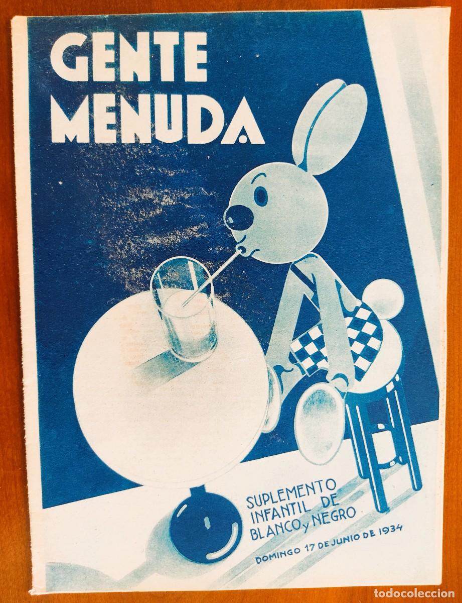 Comics: SUPLEMENTO GENTE MENUDA 17 JUNIO 1934 - P&Aacute;GINA MAGO PIRULO LOS OCHO ENEMIGOS