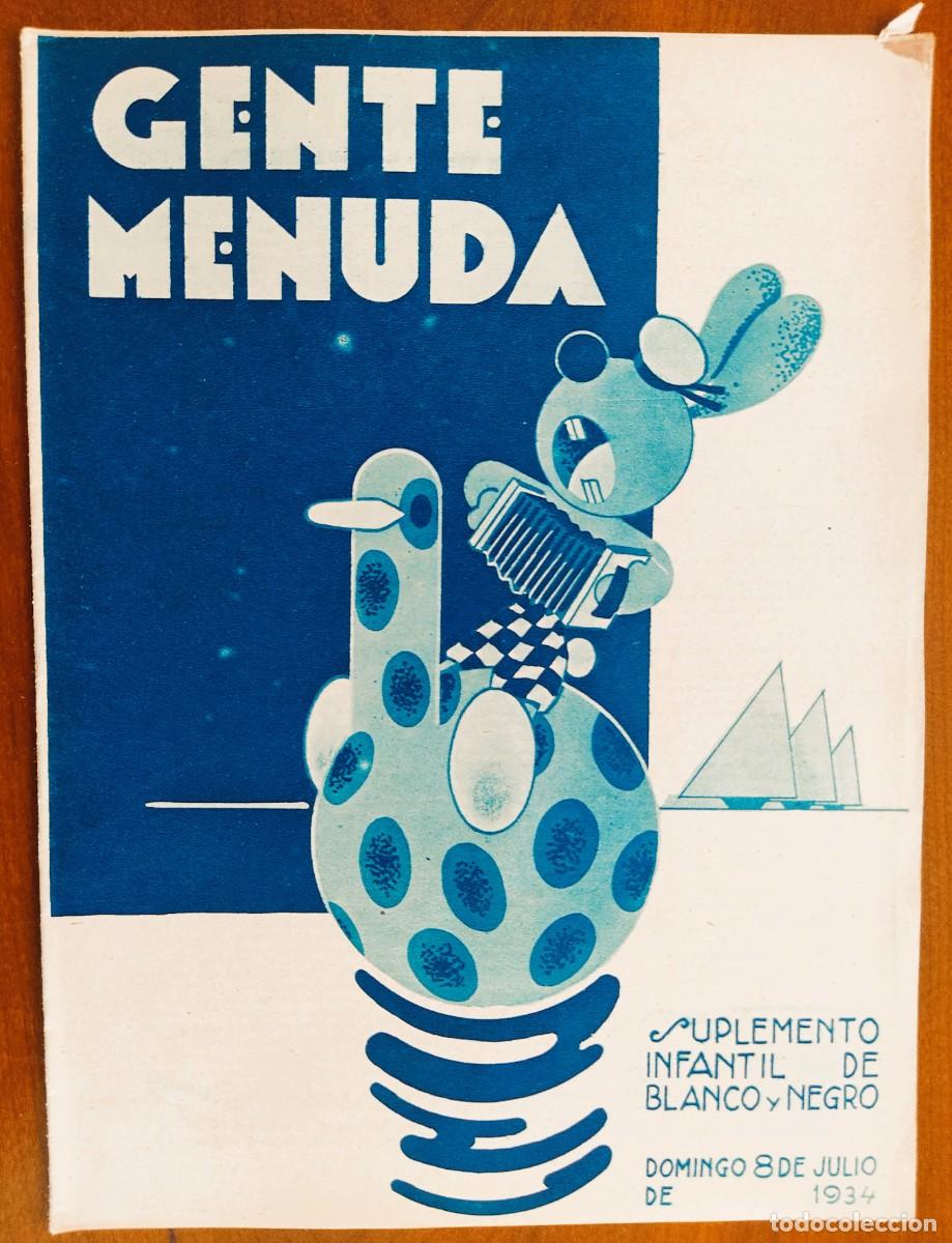 Comics: SUPLEMENTO GENTE MENUDA 8 JULIO 1934 - CUENTO DE AURELIA RAMOS