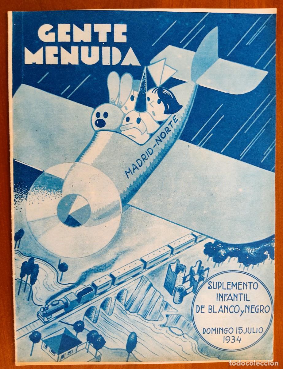 Comics: SUPLEMENTO GENTE MENUDA 15 JULIO 1934 - MESES GENTE MENUDA JULIO, MAGO PIRULO