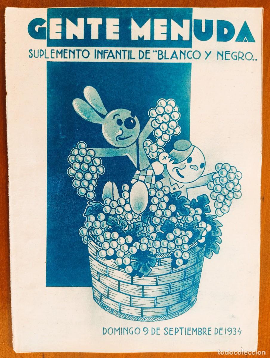 Comics: SUPLEMENTO GENTE MENUDA 9 SEPTIEMBRE 1934 - MESES GENTE MENUDA SEPTIEMBRE, UN JUEGO DISTRA&Iacute;DO