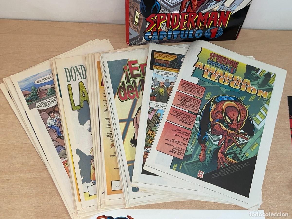 C&oacute;mics: Spiderman Cap&iacute;tulo 1 Marvel Comics 2002 Carpeta promoci&oacute;n comic Marca +Pegatinas + P&oacute;ster spider-man - Foto 4