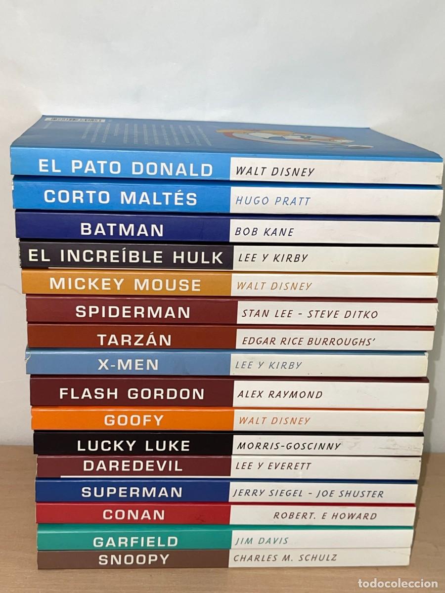 Comics: El Mundo Cl&aacute;sicos del C&oacute;mic 16 Ejemplares Snoopy Superman Conan Hulk Tarzan Batman Donald Mickey