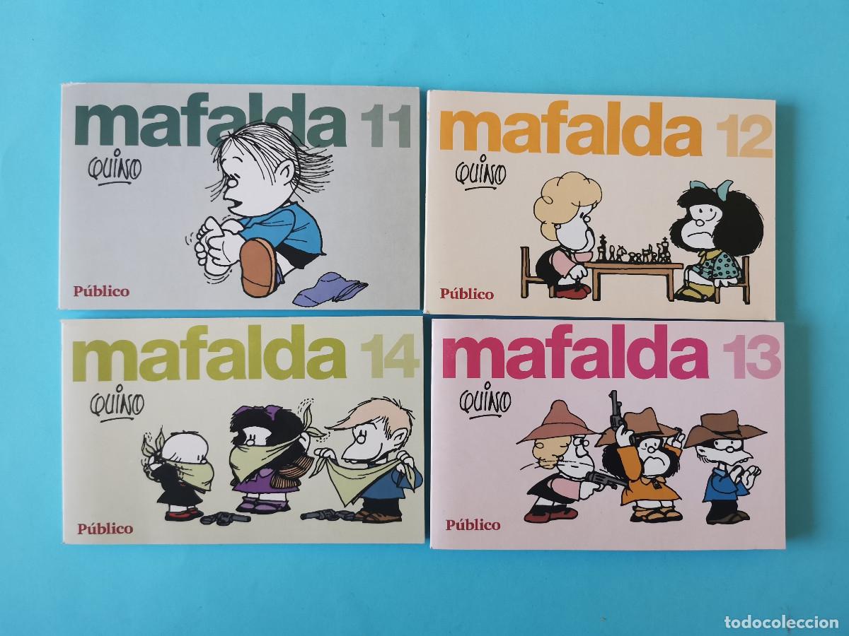 C&oacute;mics: Quino Mafalda 11, 12, 13 y 14. P&uacute;blico 11,5x18 cm