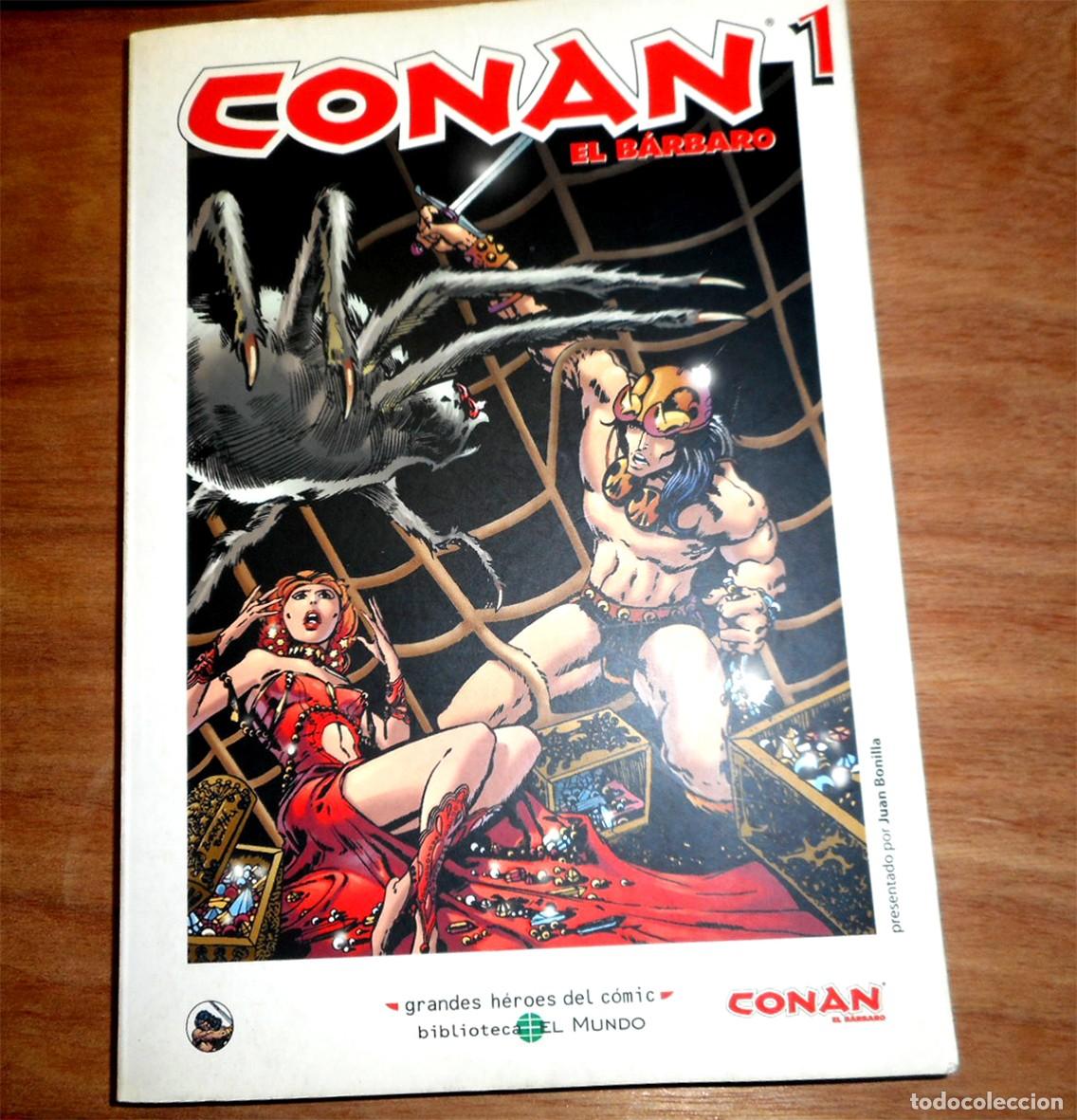 C&oacute;mics: GRANDES H&Eacute;ROES DEL C&Oacute;MIC N&ordm;23 CONAN EL B&Aacute;RBARO (EL MUNDO-2003) ROY THOMAS - BARRY SMITH