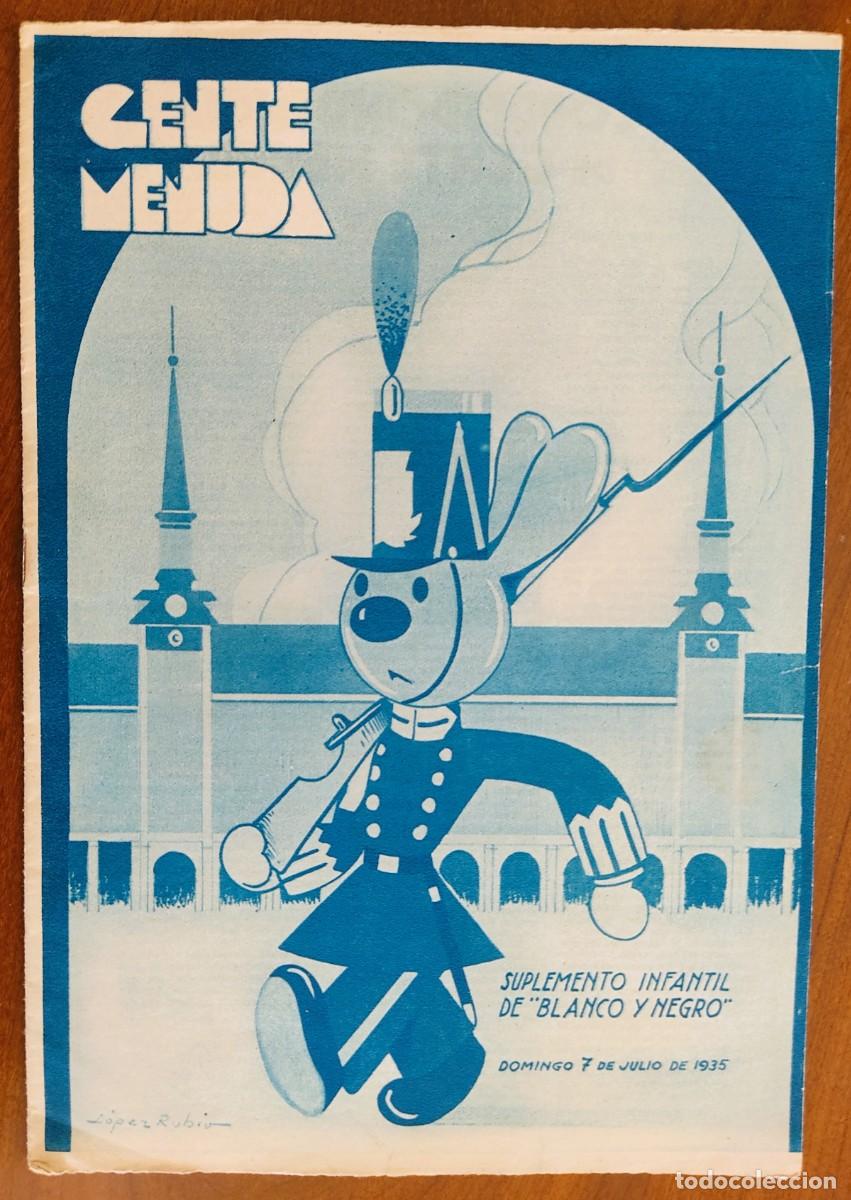C&oacute;mics: SUPLEMENTO GENTE MENUDA 7 JULIO 1935 - JUEGOS GENTE MENUDA PUZZLE DE LAS PROVINCIAS DE ESPA&Ntilde;A