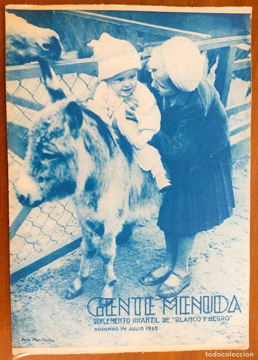 C&oacute;mics: SUPLEMENTO GENTE MENUDA 14 JULIO 1935 - RECORTABLE LA CASA DE LAS FIERAS OSO POLAR, CUADRO LUMINOSO