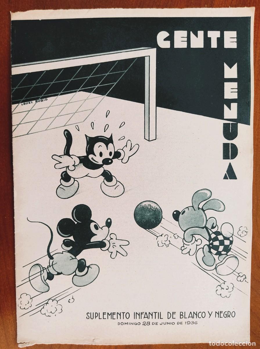 C&oacute;mics: SUPLEMENTO GENTE MENUDA 28 JUNIO 1936 - VIAJE POR ESPA&Ntilde;A HUESCA, EL ARCA DE DON NO&Eacute; EL SE&Ntilde;OR OSO