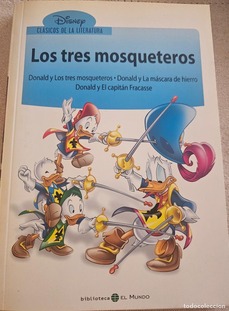C&oacute;mics: Cl&aacute;sicos de la Literatura Disney 1 - Donald y Los tres mosqueteros etc - Biblioteca El Mundo 2008