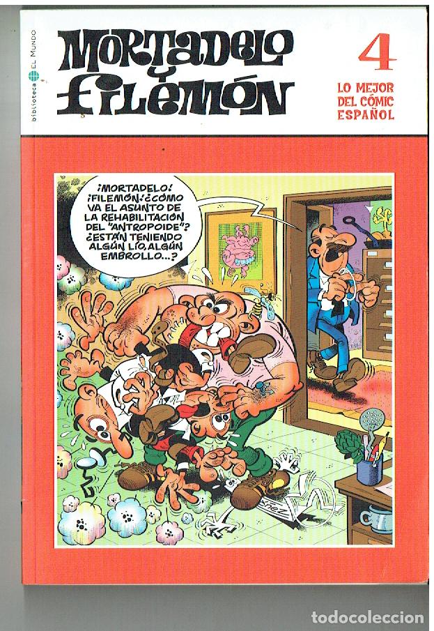 Comics: MORTADELO Y FILEM&Oacute;N. N&ordm; 4. LO MEJOR DEL C&Oacute;MIC ESPA&Ntilde;OL. BBTCA. EL MUNDO, 2006.(ST/SL1. RUM)