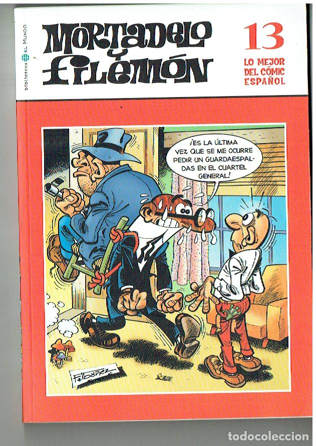 Comics: MORTADELO Y FILEM&Oacute;N. . N&ordm; 13. LO MEJOR DEL C&Oacute;MIC ESPA&Ntilde;OL. BBTCA. EL MUNDO, 2006.(ST/SL1. RUM)