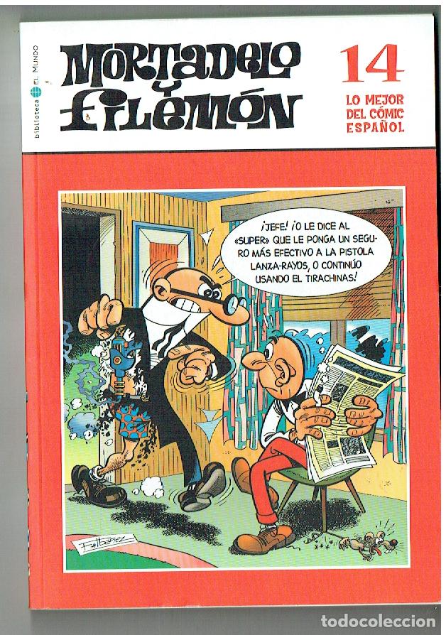 Comics: MORTADELO Y FILEM&Oacute;N. . N&ordm; 14. LO MEJOR DEL C&Oacute;MIC ESPA&Ntilde;OL. BBTCA. EL MUNDO, 2006.(ST/SL1. RUM)