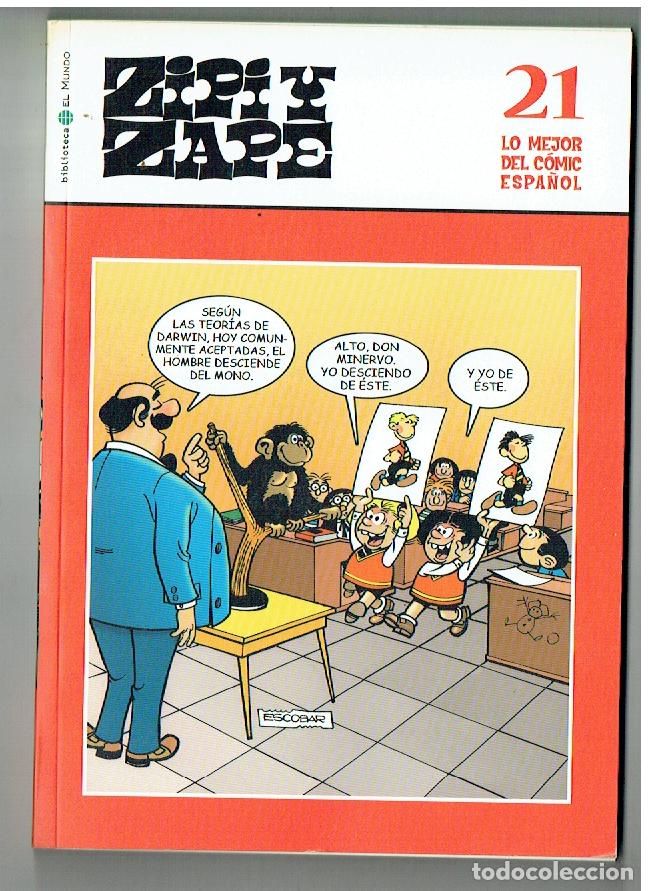 C&oacute;mics: ZIPI Y ZAPE. LO MEJOR DEL C&Oacute;MIC ESPA&Ntilde;OL. N&ordm; 21. BBTCA. EL MUNDO, 2006.(ST/SL1. RUM)