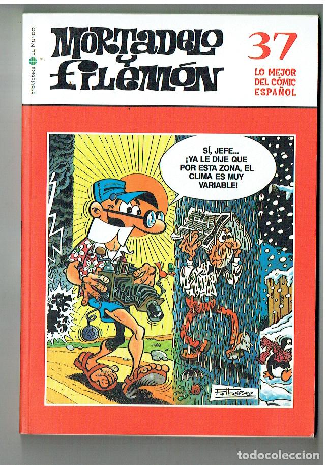 Comics : MORTADELO Y FILEM&Oacute;N. LO MEJOR DEL C&Oacute;MIC ESPA&Ntilde;OL. N&ordm; 37. BBTCA. EL MUNDO, 2006.(ST/A11. RUM)