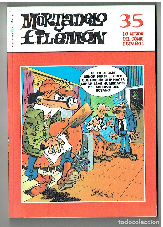 Comics : MORTADELO Y FILEM&Oacute;N. LO MEJOR DEL C&Oacute;MIC ESPA&Ntilde;OL. N&ordm; 35. BBTCA. EL MUNDO, 2006.(ST/A11. RUM)