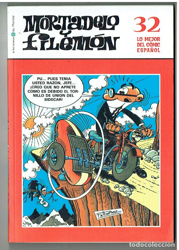 Comics : MORTADELO Y FILEM&Oacute;N. LO MEJOR DEL C&Oacute;MIC ESPA&Ntilde;OL. N&ordm; 32. BBTCA. EL MUNDO, 2006.(ST/A11. RUM)