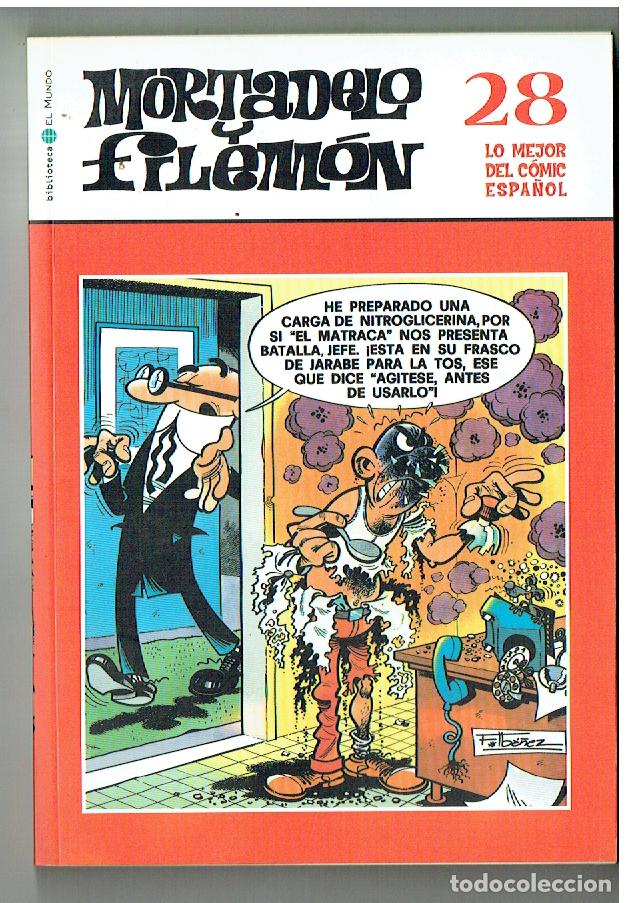 Comics : MORTADELO Y FILEM&Oacute;N. LO MEJOR DEL C&Oacute;MIC ESPA&Ntilde;OL. N&ordm; 28. BBTCA. EL MUNDO, 2006.(ST/A11. RUM)