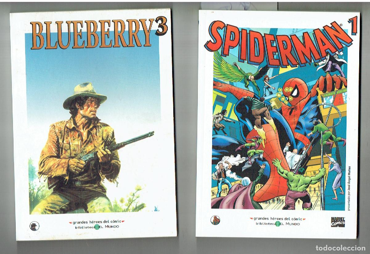 C&oacute;mics: GRANDES H&Eacute;ROES DEL COMIC. BIBLIOTECA EL MUNDO. 46 TOMOS. &iexcl;&iexcl;COMPLETA!!, (P/B19.2. RUM).