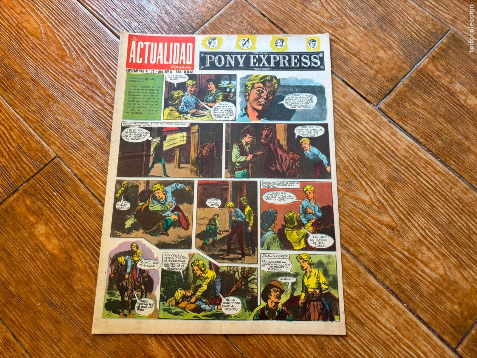 C&oacute;mics: SUPLEMENTO INFANTIL LA ACTUALIDAD ESPA&Ntilde;OLA N&ordm; 70 CON TINTIN