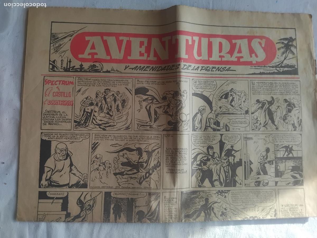C&oacute;mics: AVENTURAS Y AMENIDADES DE LA PRENSA. 1954.
