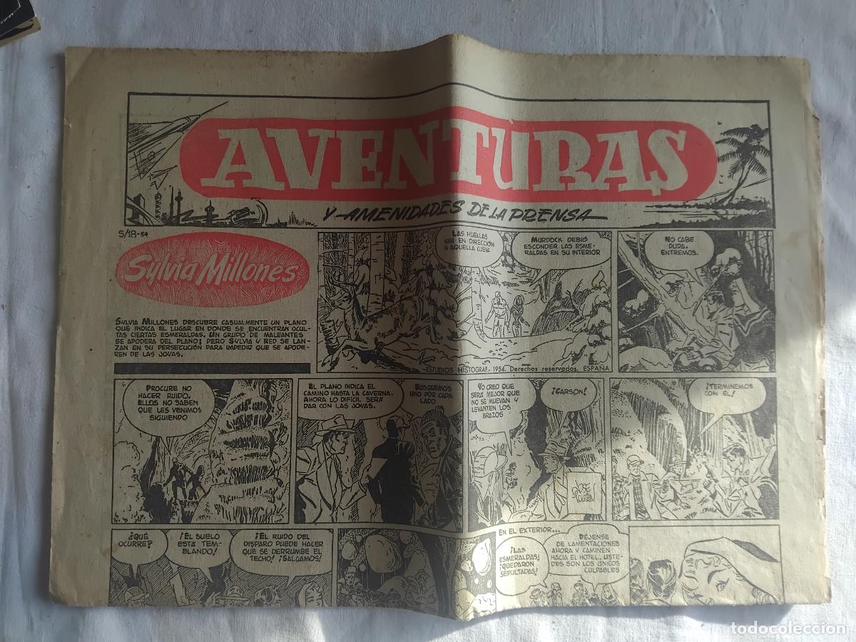 C&oacute;mics: AVENTURAS Y AMENIDADES DE LA PRENSA. S18-54. 1954.