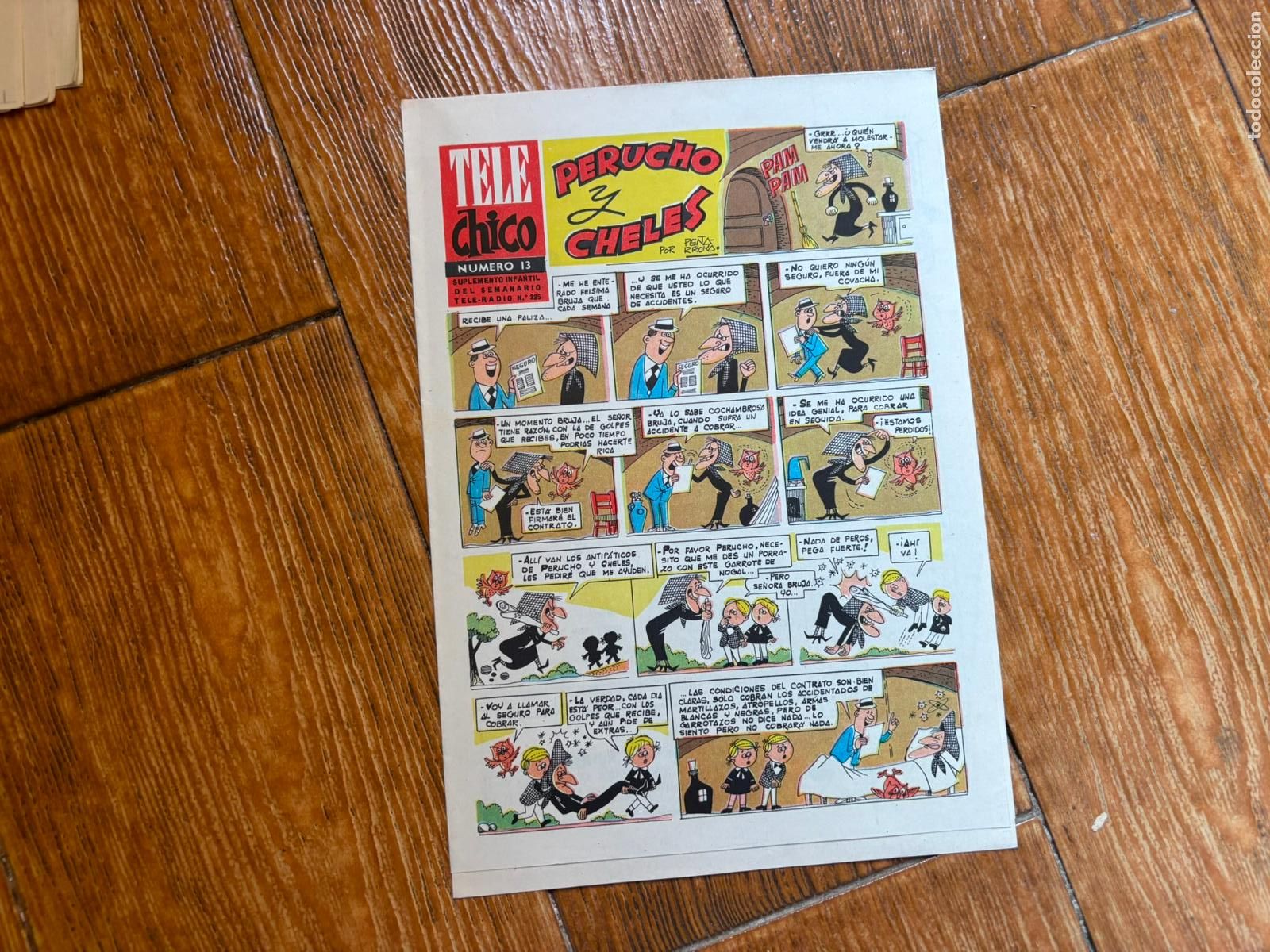 C&oacute;mics: TELECHICO TELE CHICO N&ordm; 13 SUPLEMENTO DE TELE RADIO 1963 PE&Ntilde;ARROYA ESCOBAR ETC
