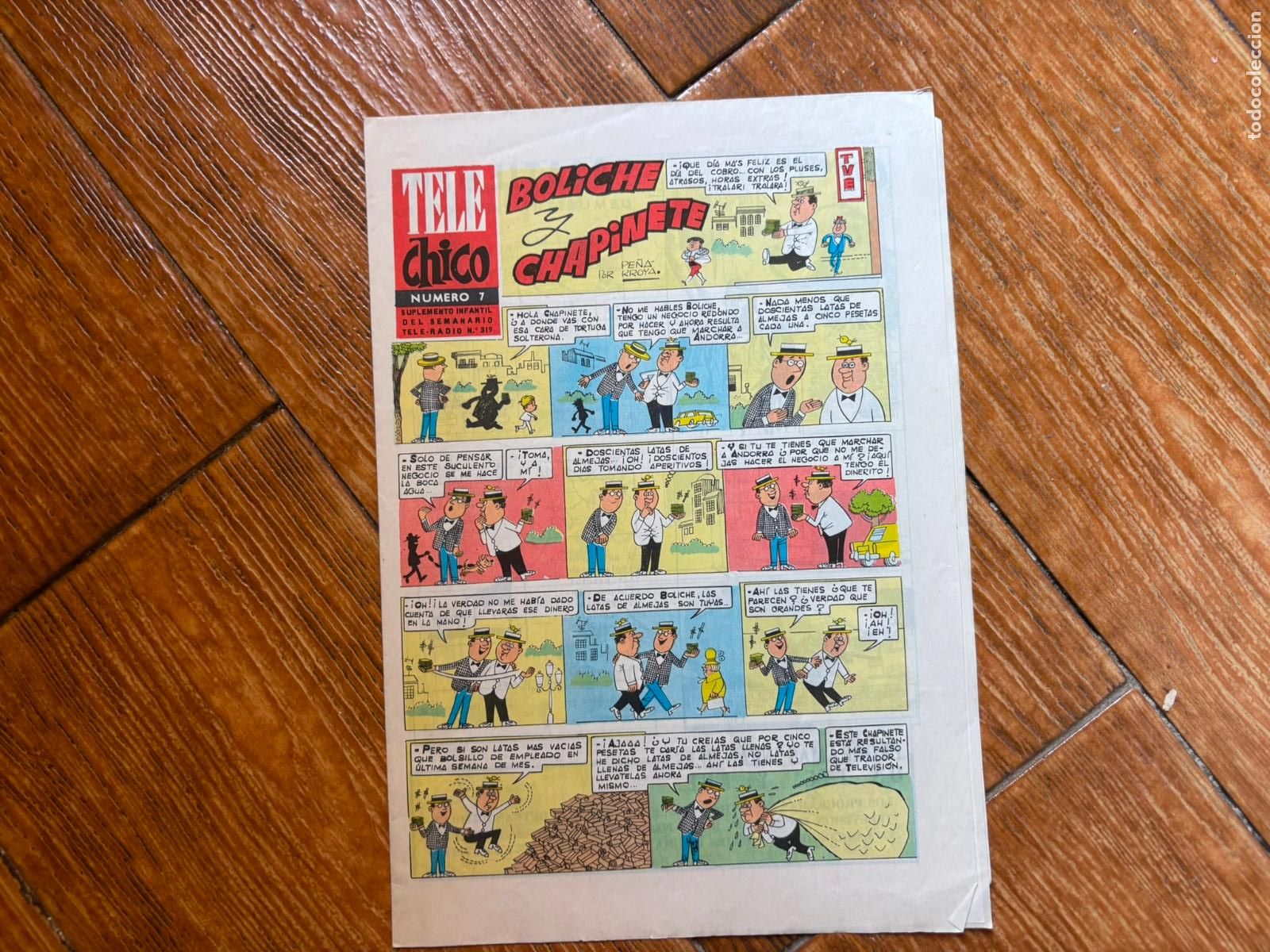 C&oacute;mics: TELECHICO TELE CHICO N&ordm; 7 SUPLEMENTO DE TELE RADIO 1963 PE&Ntilde;ARROYA ESCOBAR ETC