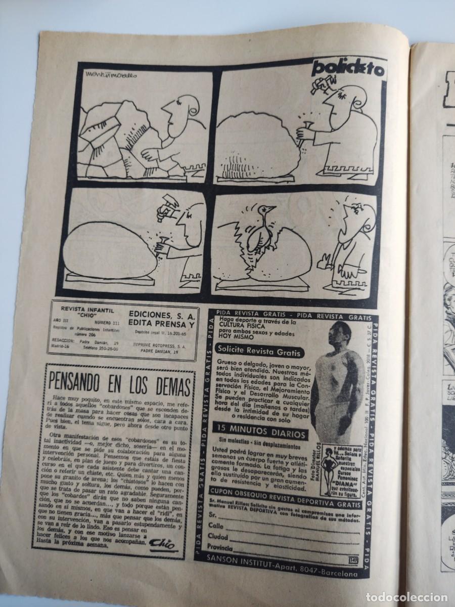 C&oacute;mics: CHIO N&deg; 111. PRENSA Y EDICIONES, de 1965 - Foto 2