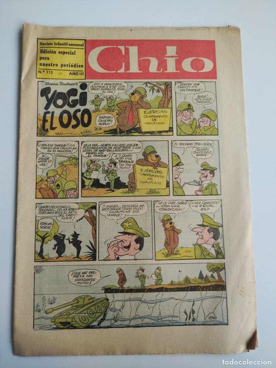 Comics: CHIO N&deg; 113. PRENSA Y EDICIONES, de 1965