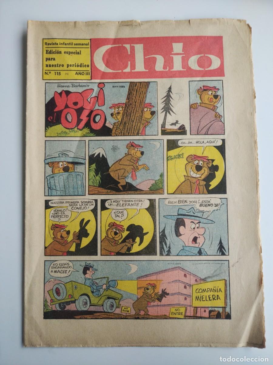 Comics: CHIO N&deg; 115. PRENSA Y EDICIONES, de 1965