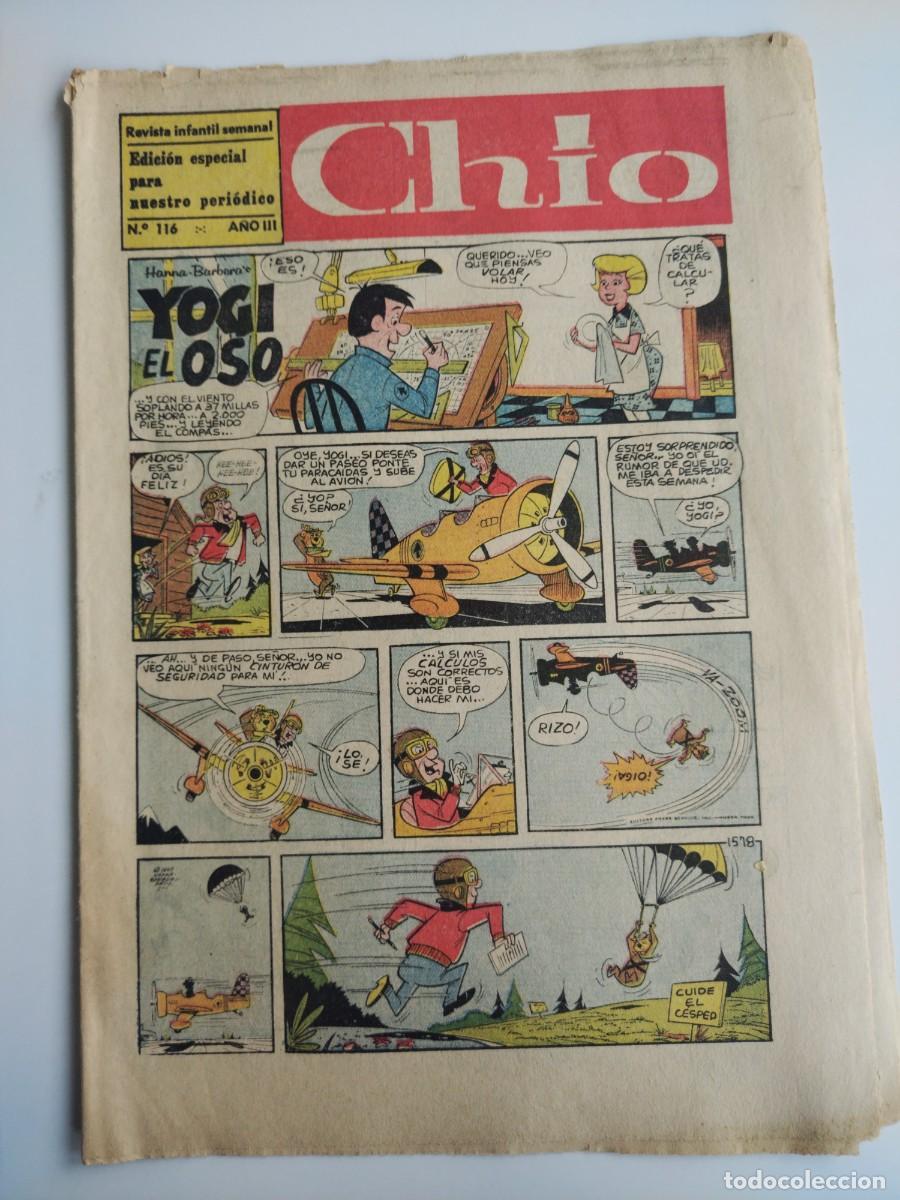 Comics: CHIO N&deg; 116. PRENSA Y EDICIONES, de 1965