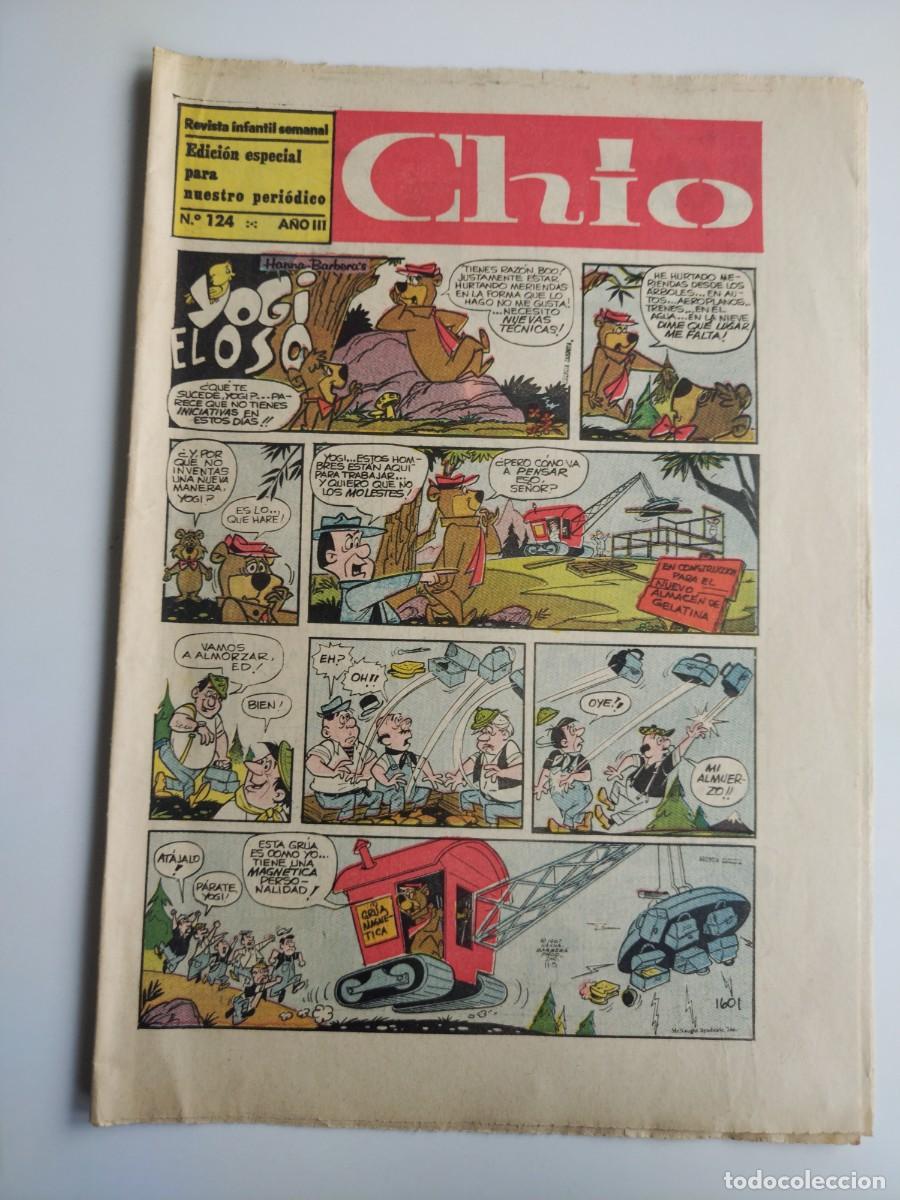 Comics: CHIO N&deg; 124. PRENSA Y EDICIONES, de 1965
