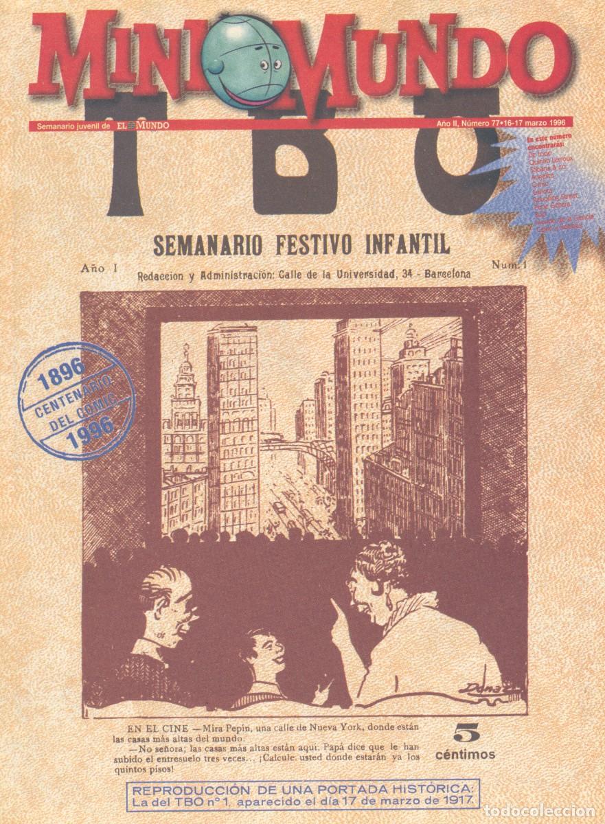 C&oacute;mics: MINIMUNDO 77. TBO. SUPLEMENTO DIARIO EL MUNDO, 1996 (CAJA 2)