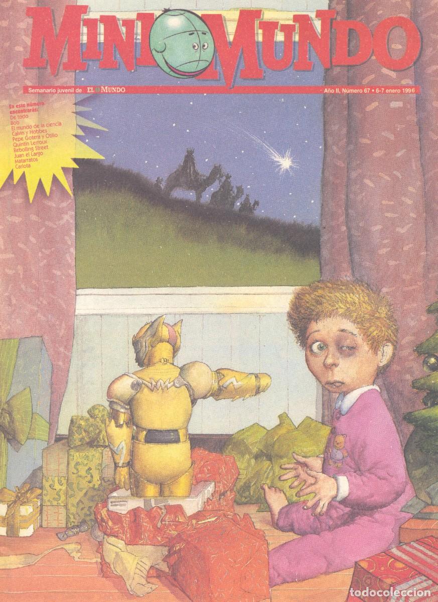 C&oacute;mics: MINIMUNDO 67. QUINT&Iacute;N LERROUX, CARLOTA, JOS&Eacute; ORTIZ, IB&Aacute;&Ntilde;EZ, CALVIN Y HOBBES... (CAJA 2)