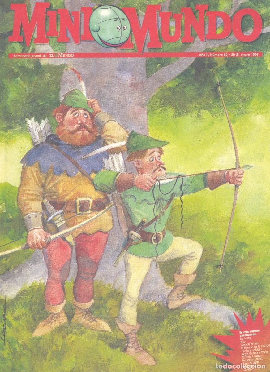C&oacute;mics: MINIMUNDO 69. QUINT&Iacute;N LERROUX, CARLOTA, JOS&Eacute; ORTIZ, IB&Aacute;&Ntilde;EZ, CALVIN Y HOBBES... (CAJA 2)
