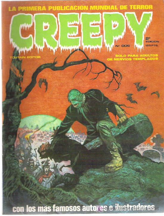 C&oacute;mics: CREEPY - TARDE O TEMPRANO *** N&ordm; 2 1979 - Foto 1