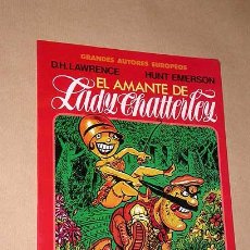 Cómics: EL AMANTE DE LADY CHATTERLEY. LA NOVELA DE D. H. LAWRENCE ADAPTADA A CÓMIC POR HUNT EMERSON. TOUTAIN. Lote 26859320