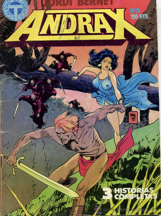 C&oacute;mics: Andrax - n&ordm; 3 - Toutain Editor 191988 - Foto 1