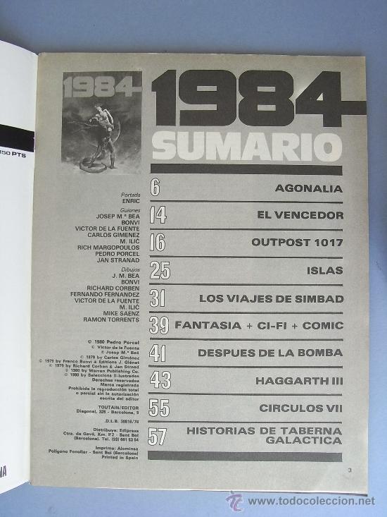 C&oacute;mics: 1984 N&Uacute;MERO 19, TOUTAIN EDITOR. - Foto 3