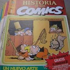 Cómics: HISTORIA DE LOS CÓMICS. FASCÍCULOS 1 AL 24. TOUTAIN EDITOR.
