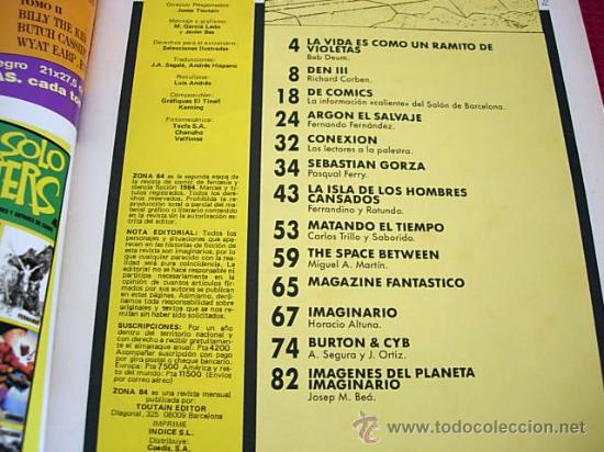 C&oacute;mics: ZONA 84 (N&ordm; 62) 7&ordm; SAL&Oacute;N DEL C&Oacute;MIC DE BARCELONA. - Foto 2