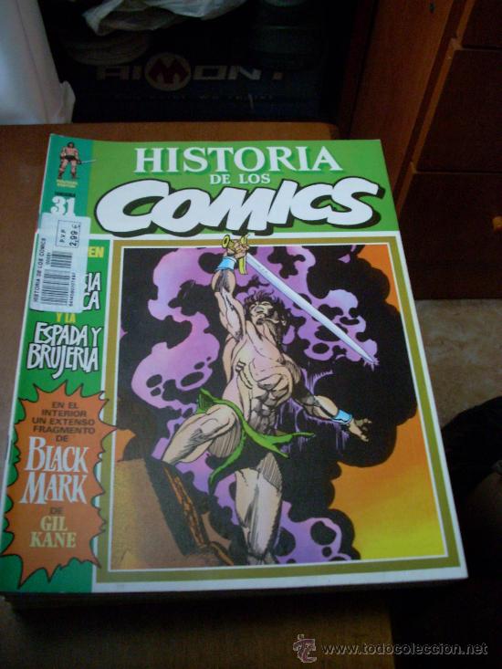Cómics: Historia de los comics, nº 31. Editorial Toutain. 1983. Blackmark en portada. - Foto 1 - 27177486