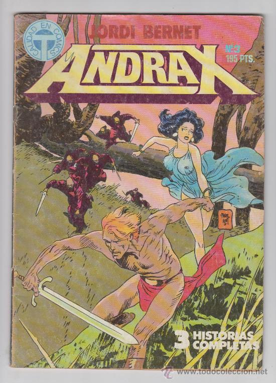 C&oacute;mics: comic ANDRAX N&ordm; 3 Toutain - Foto 1