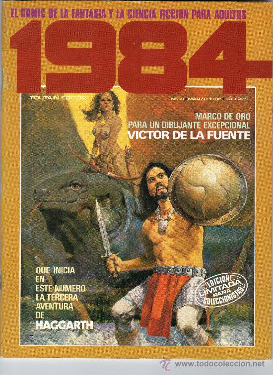 C&oacute;mics: 1984 - N&ordm; 38 - TOUTAIN EDITOR - MARZO DE 1982. - Foto 1