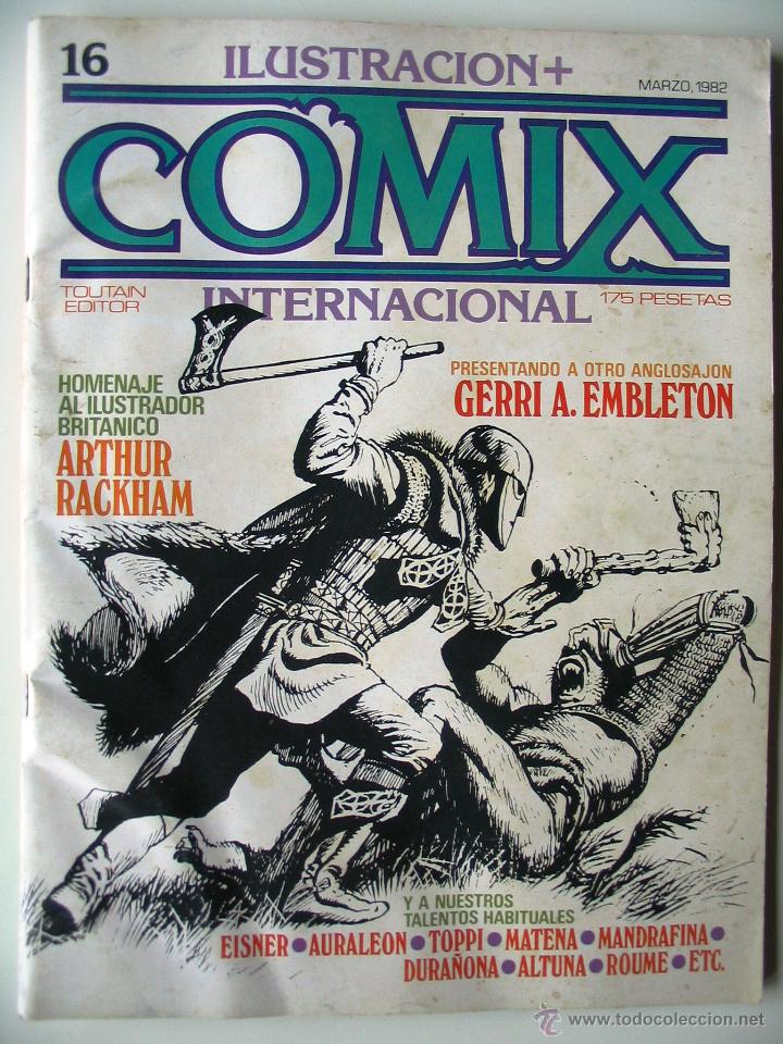 C&oacute;mics: Comix - ilustraci&oacute;n + internacional - n&uacute;mero 16 - a&ntilde;o 1982 - Foto 1