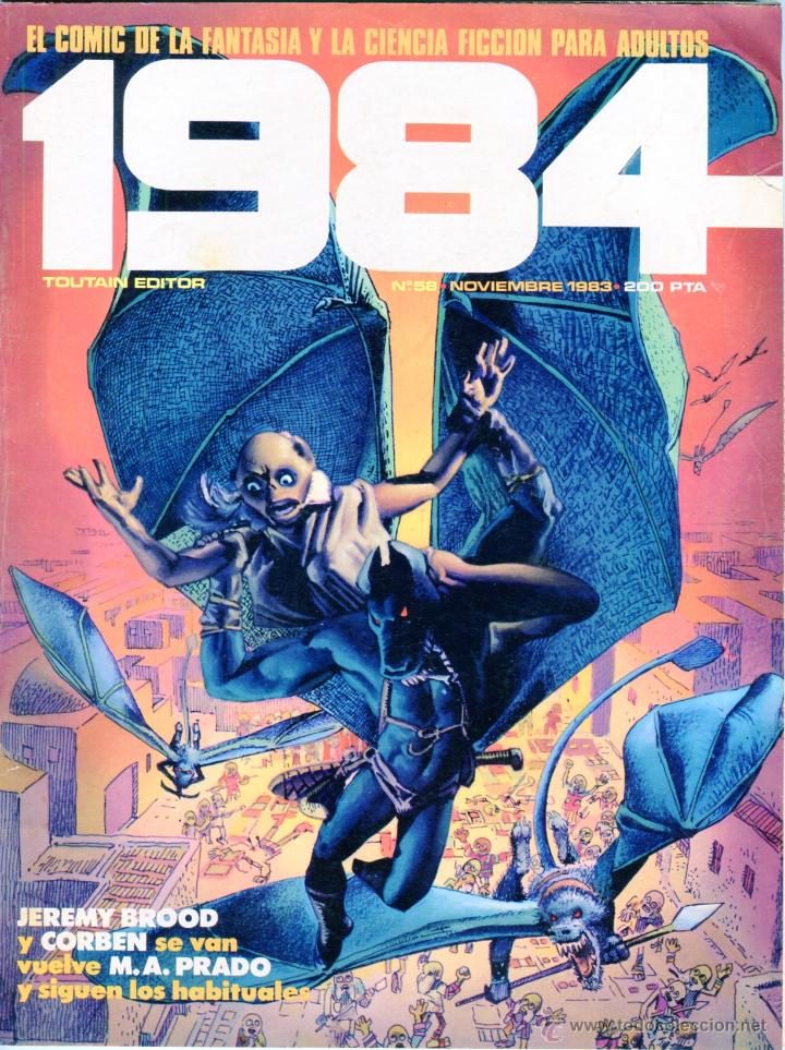 C&oacute;mics: 1984 N&ordm; 58 EL EJEMPLAR DE LA IMAGEN - Foto 1