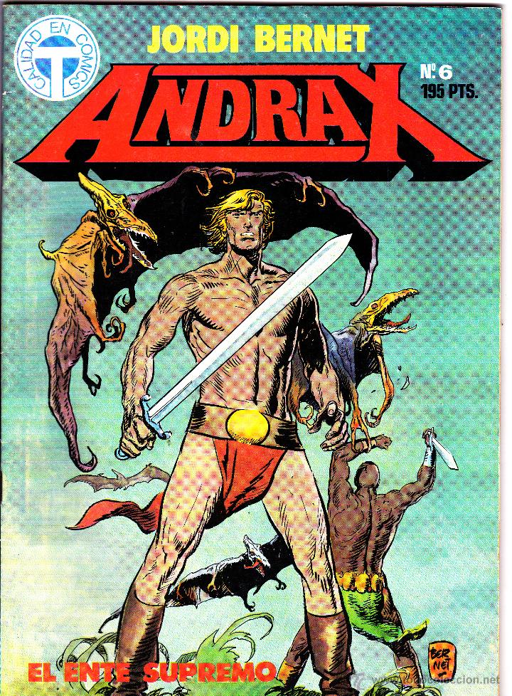 C&oacute;mics: ANDRAX DE JORDI BERNET. 5 NUMEROS - Foto 1