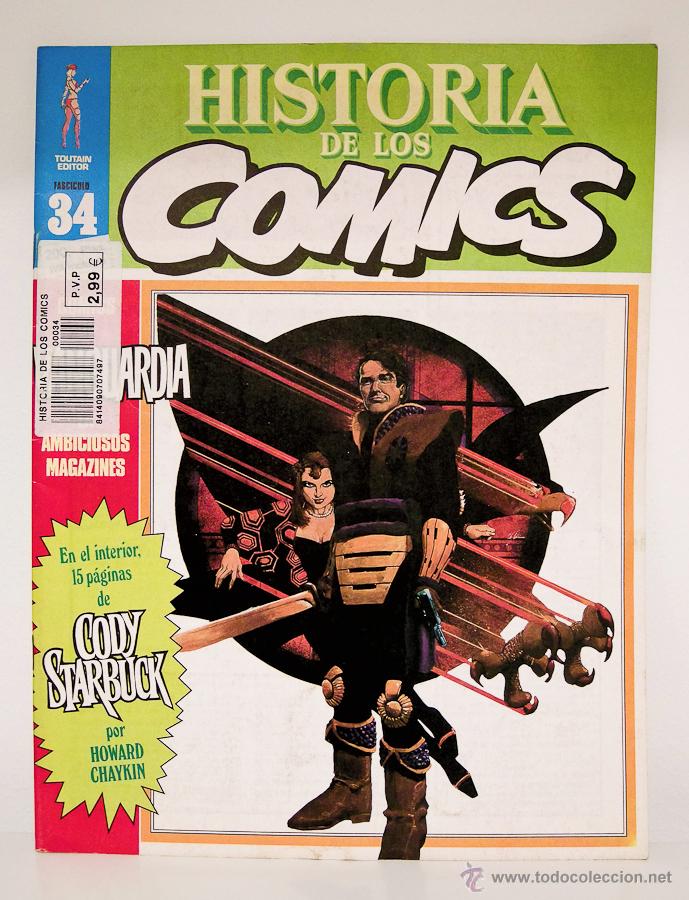 HISTORIA DE LOS COMICS - TOUTAIN FASCÍCULO Nº 34 (Tebeos y Comics - Toutain - Otros)