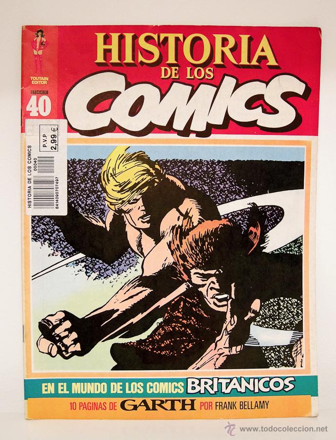 HISTORIA DE LOS COMICS - TOUTAIN FASCÍCULO Nº 40 (Tebeos y Comics - Toutain - Otros)