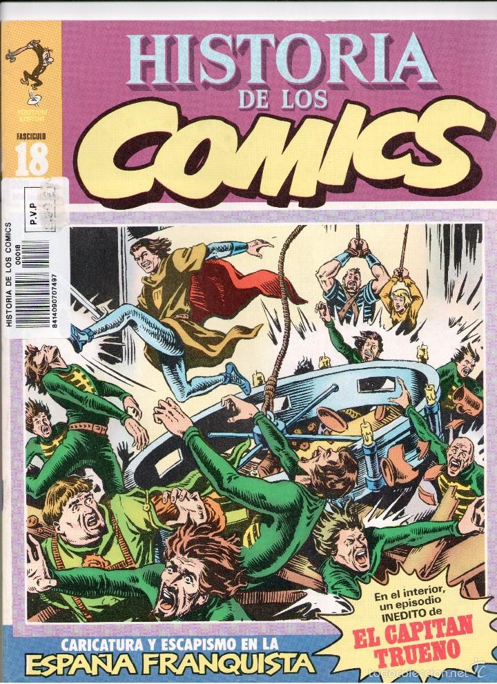 C&oacute;mics: HISTORIA DE LOS COMICS N&ordm; 18 -CAPITAN TRUENO- - Foto 1
